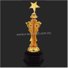 EXCLUSIVE METAL GOLD TROPHIES WS6189 WS6189